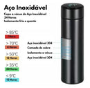Smart Thermal Bottle Digital Temperature Sensor Led Coffee Ice Hot Water