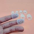 5pcs Silicone Guitar Finger Transparent Guitar Fingertip Protectors For Ukulele Guitar Non-slip Finger Guards Guitar Accessories