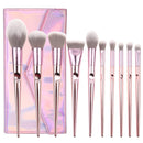 Kit Pincéis para Maquiagem O.TWO.O - 10 Peças