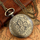 The best gift for the groomsmen, thank you for being a part of our special day bronze/black quartz pocket watch vintage wedding