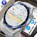 2024 New NFC Smart Watch Men Full Touch Screen Bluetooth Call GPS Track Compass IP68 Heart Rate ECG+PPG 1.5 Inch Smart Watches